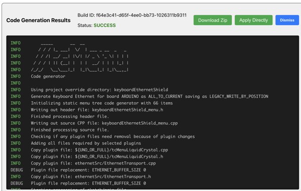Code Generation Logging