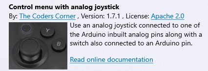 Image of analog joystick plugin